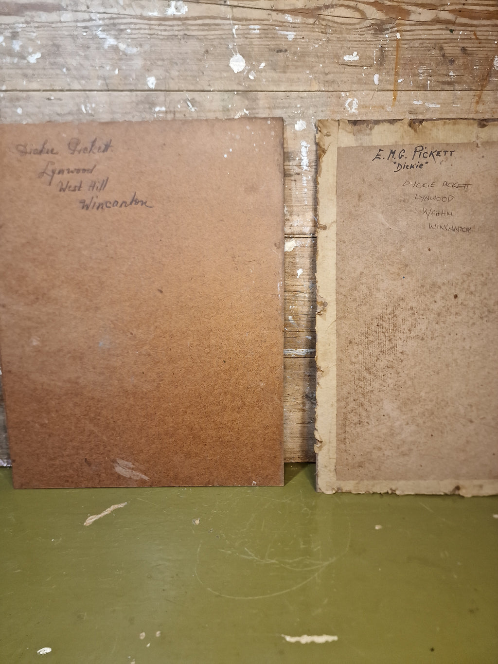 Dickie Pickett Oil On Board