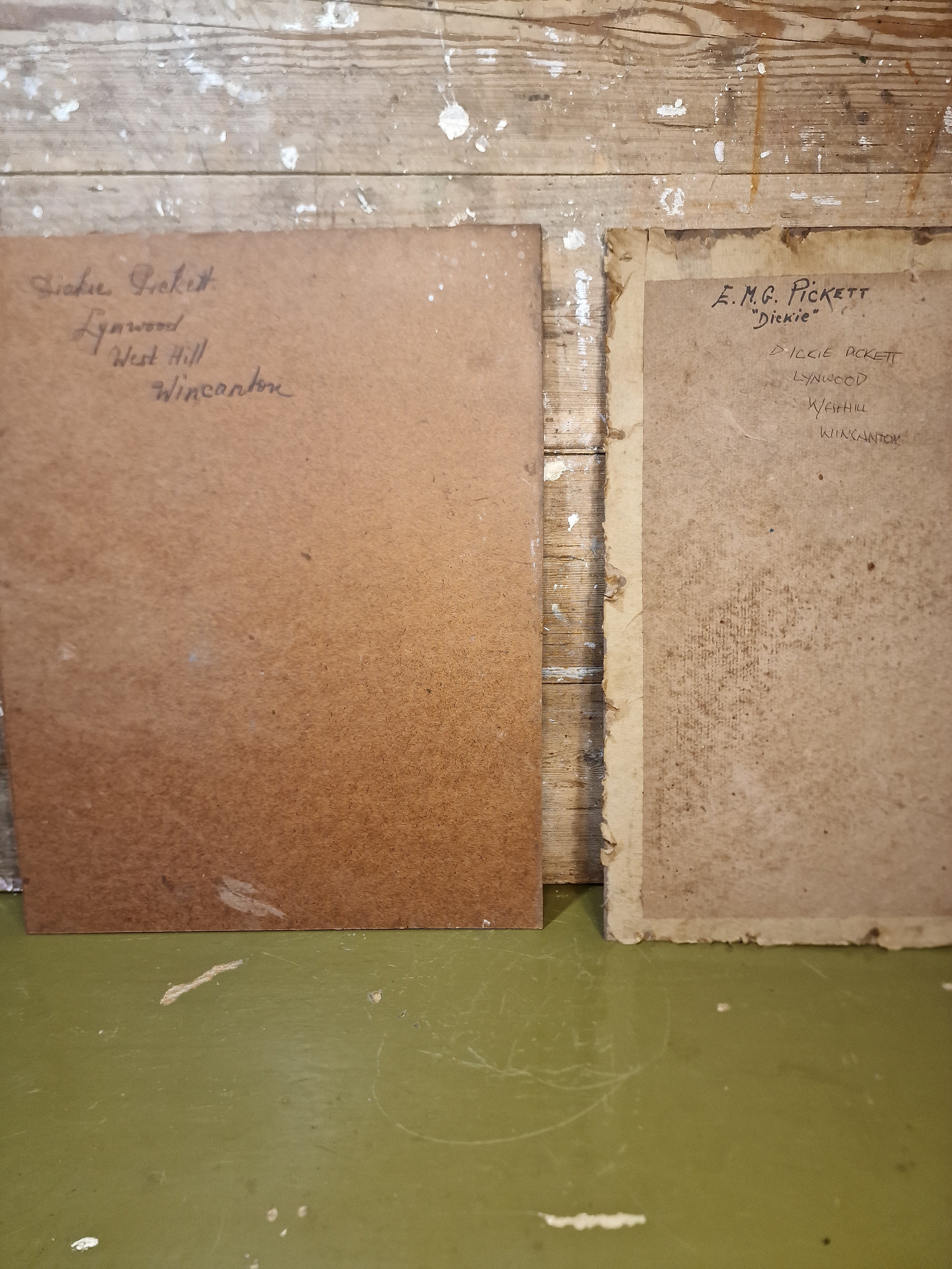 Dickie Pickett Oil On Board