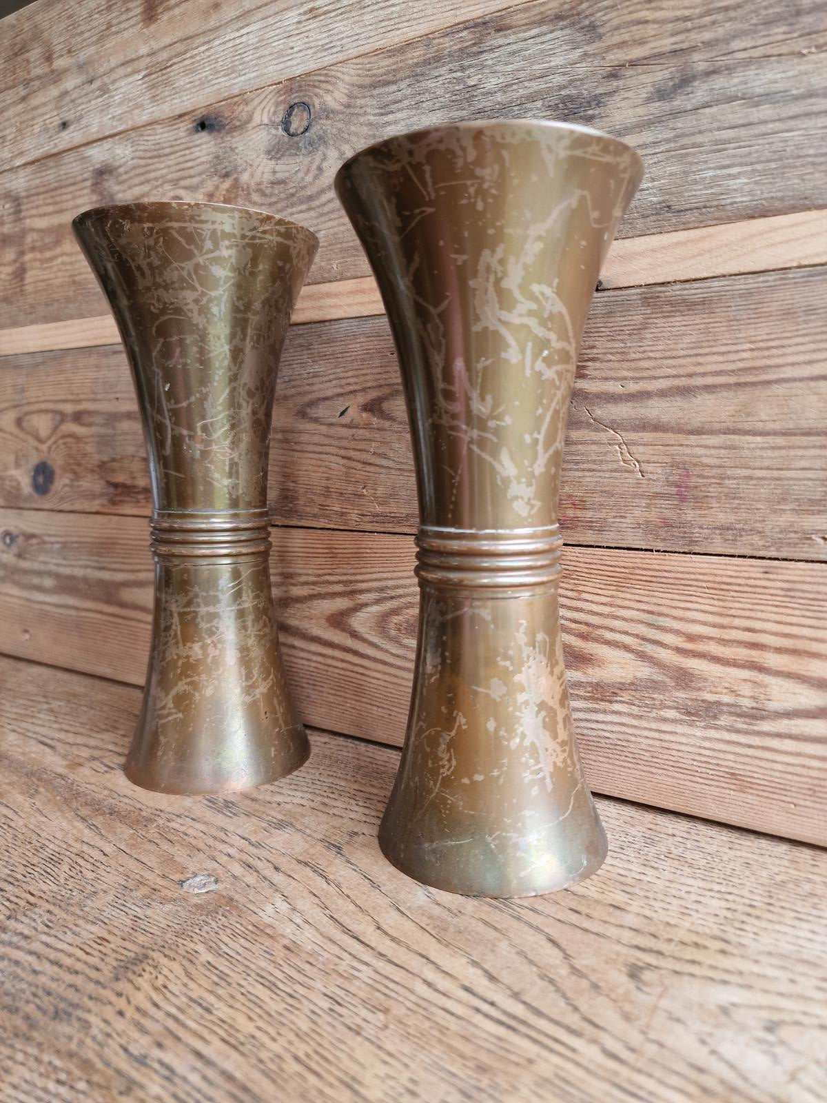 Pair of Copper Vases