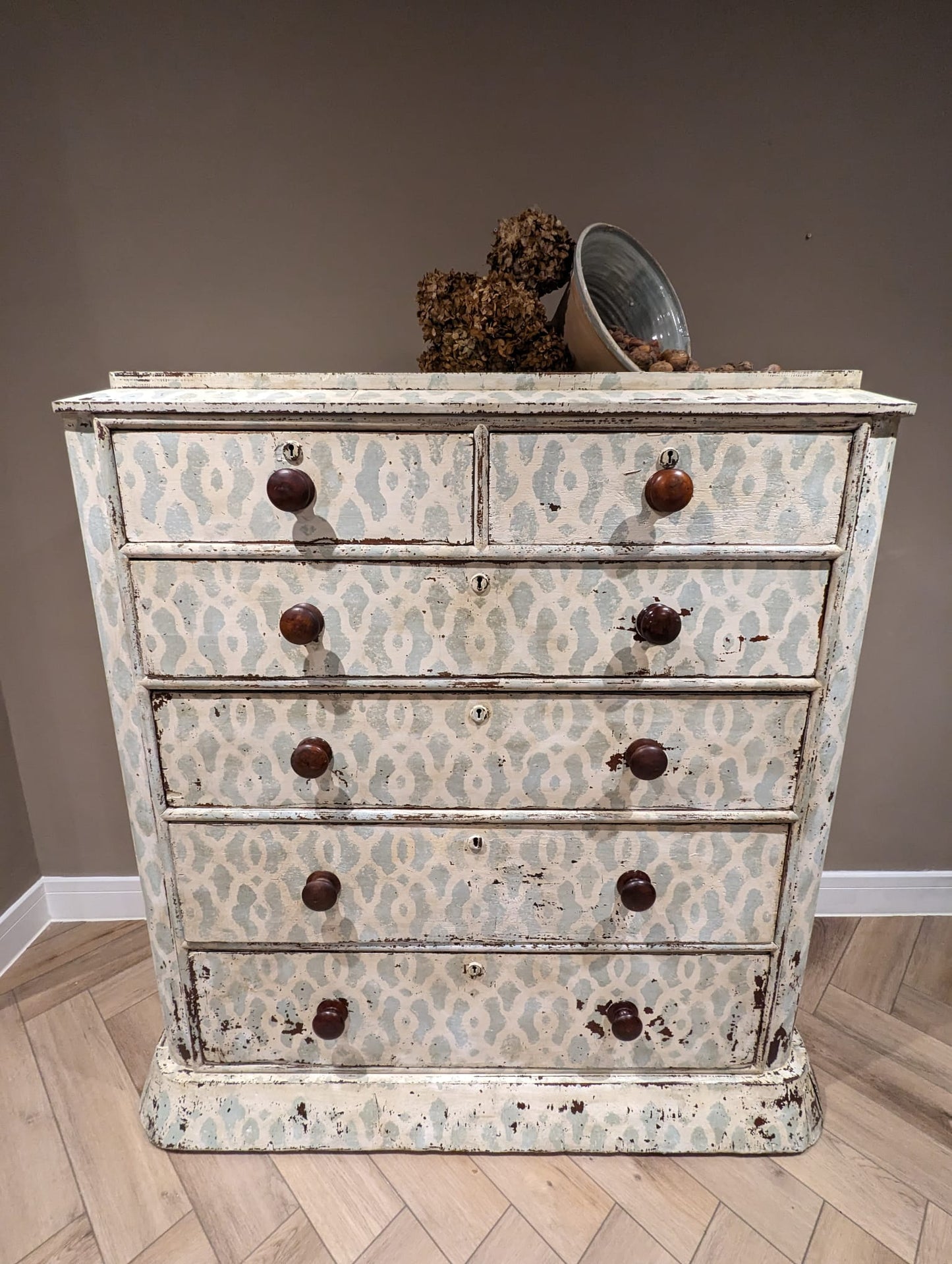 Painted Victorian Chest
