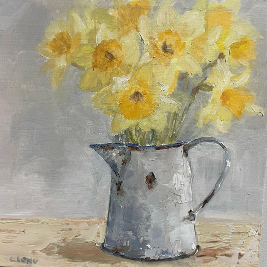 Original Painting of Daffodils