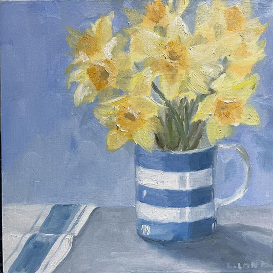 Original Artwork Of Daffodils