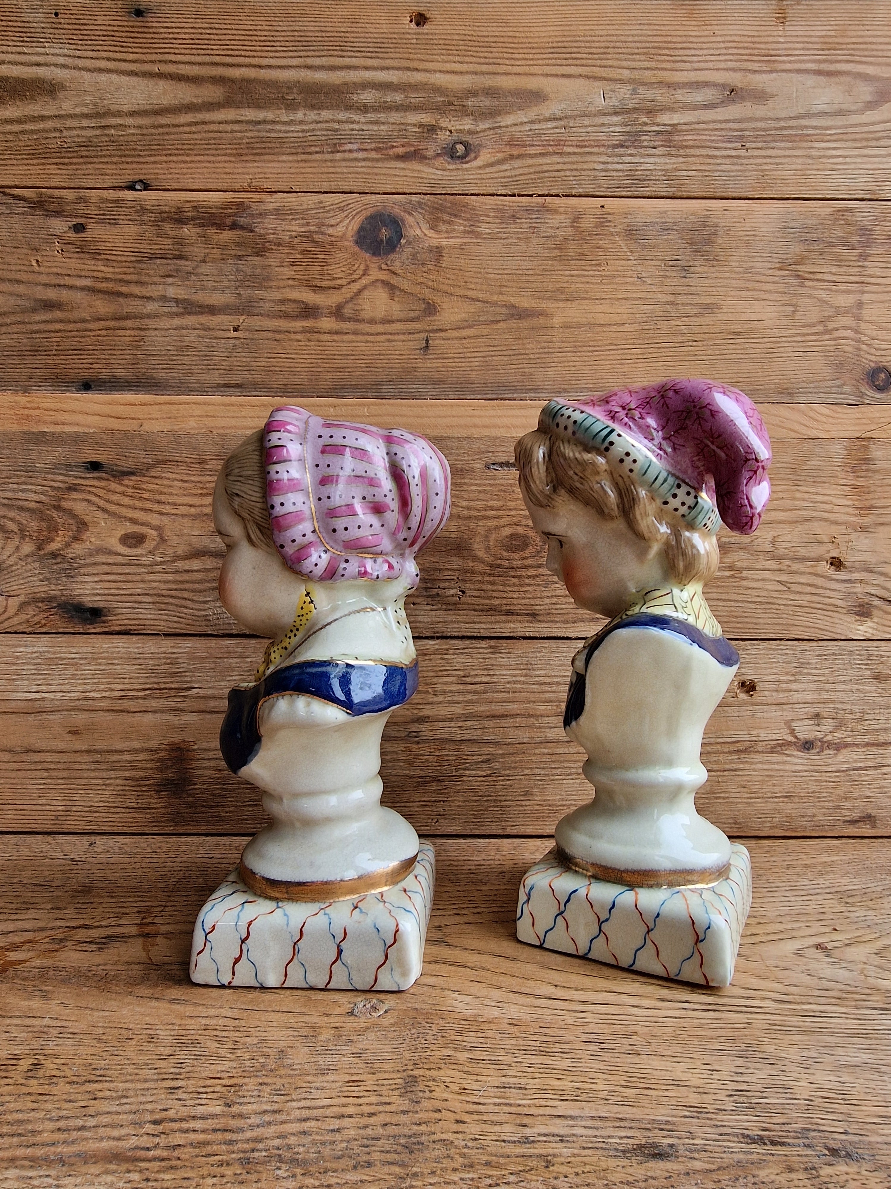 Pair of Staffordshire Busts