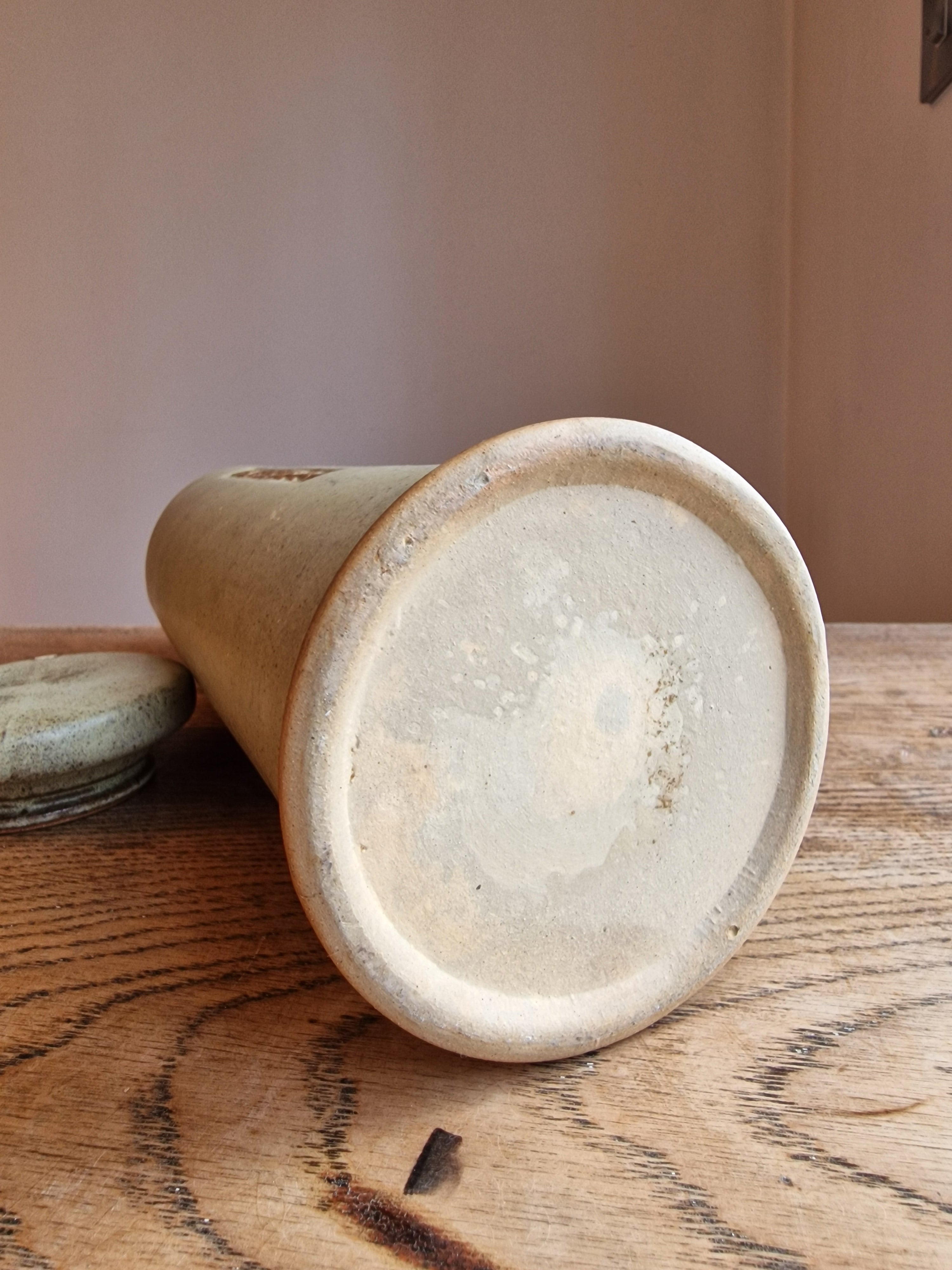 Studio Pottery Spaghetti Jar