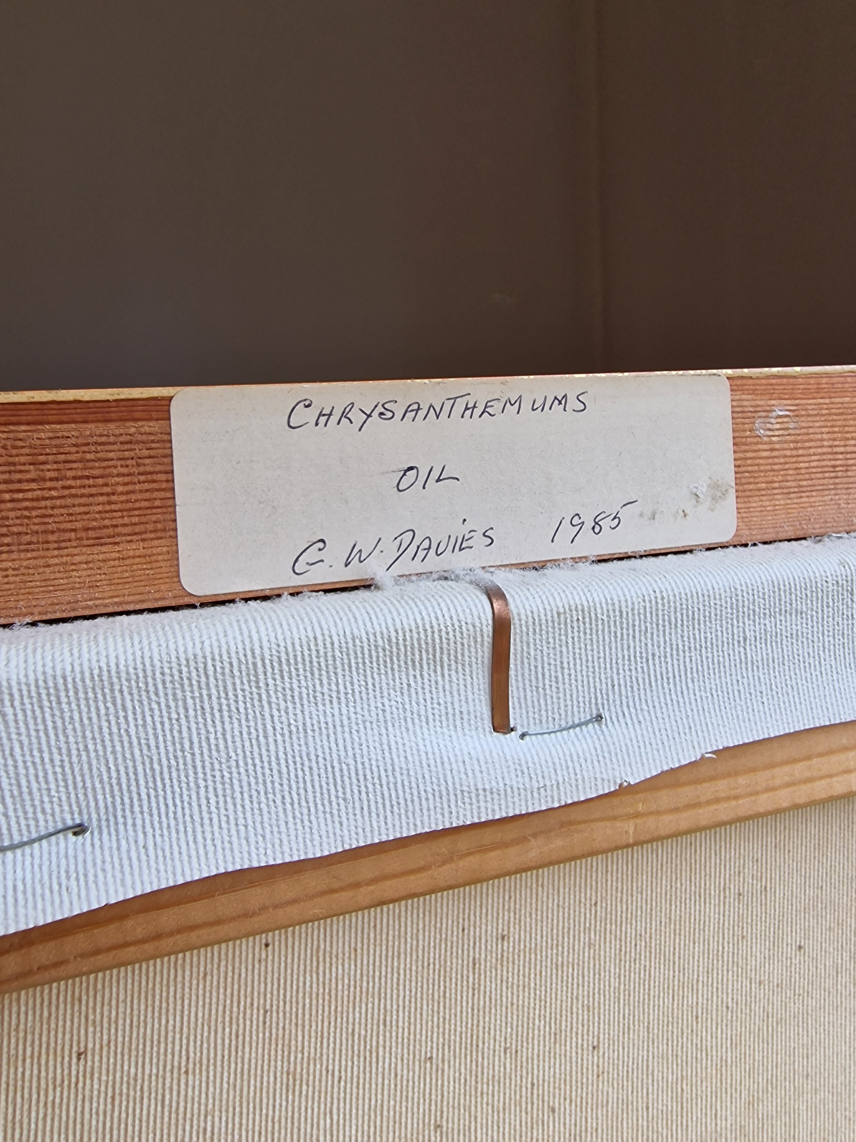 Still Life Oil On Canvas