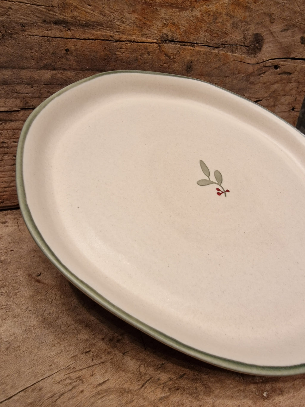 Hand Painted Christmas Plate