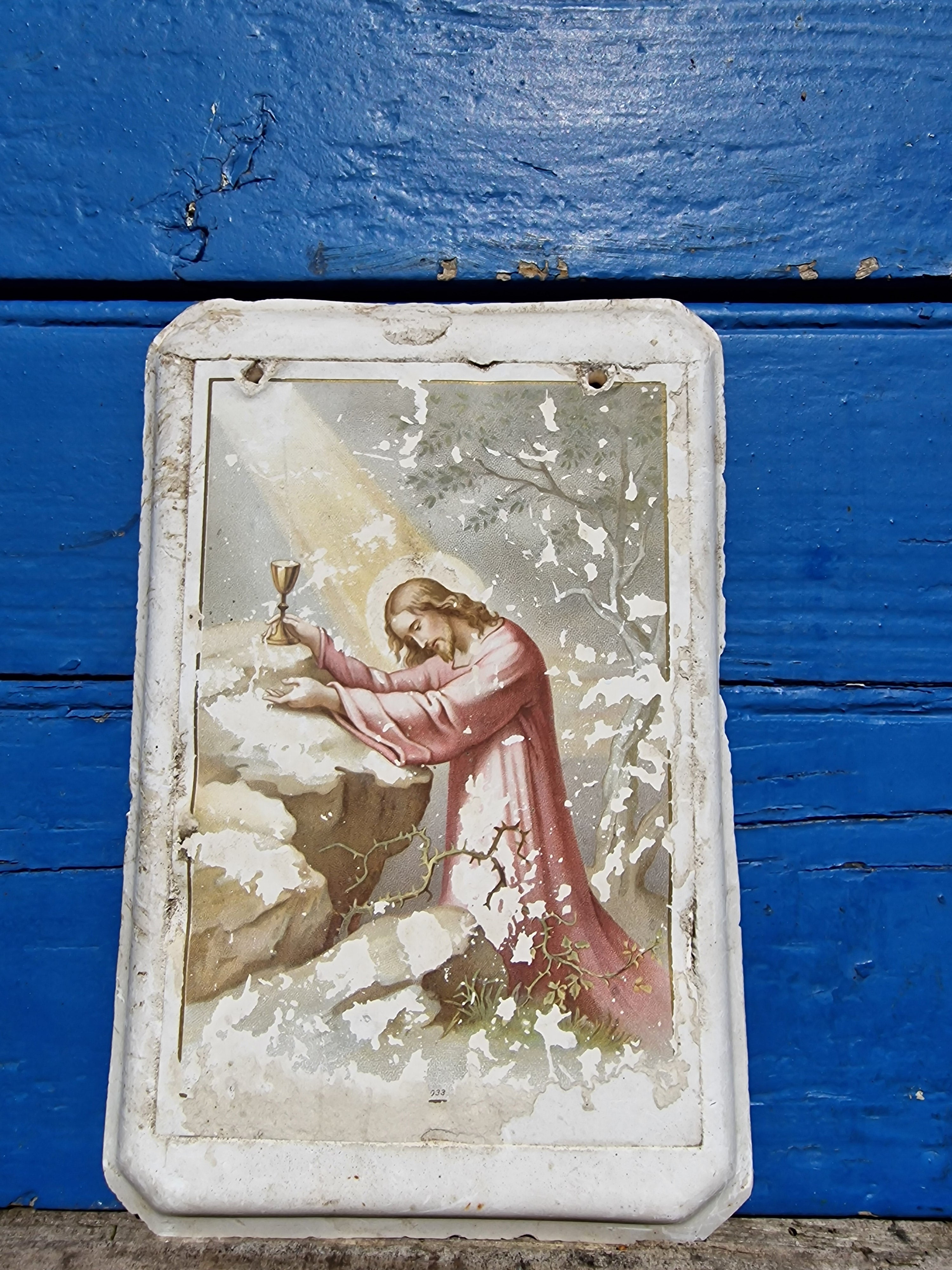 French Religious Plaque
