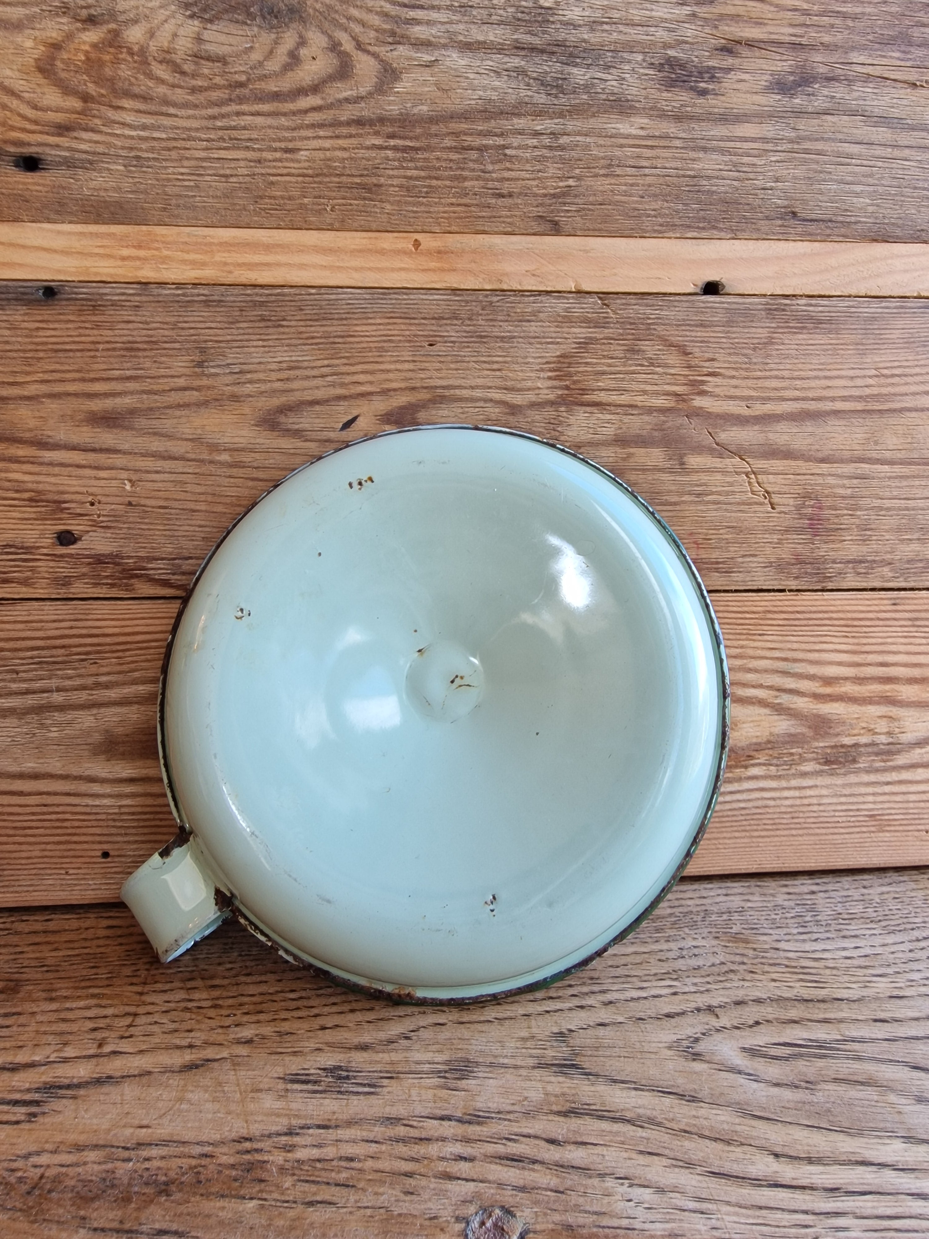Vintage Enamel Chamberstick