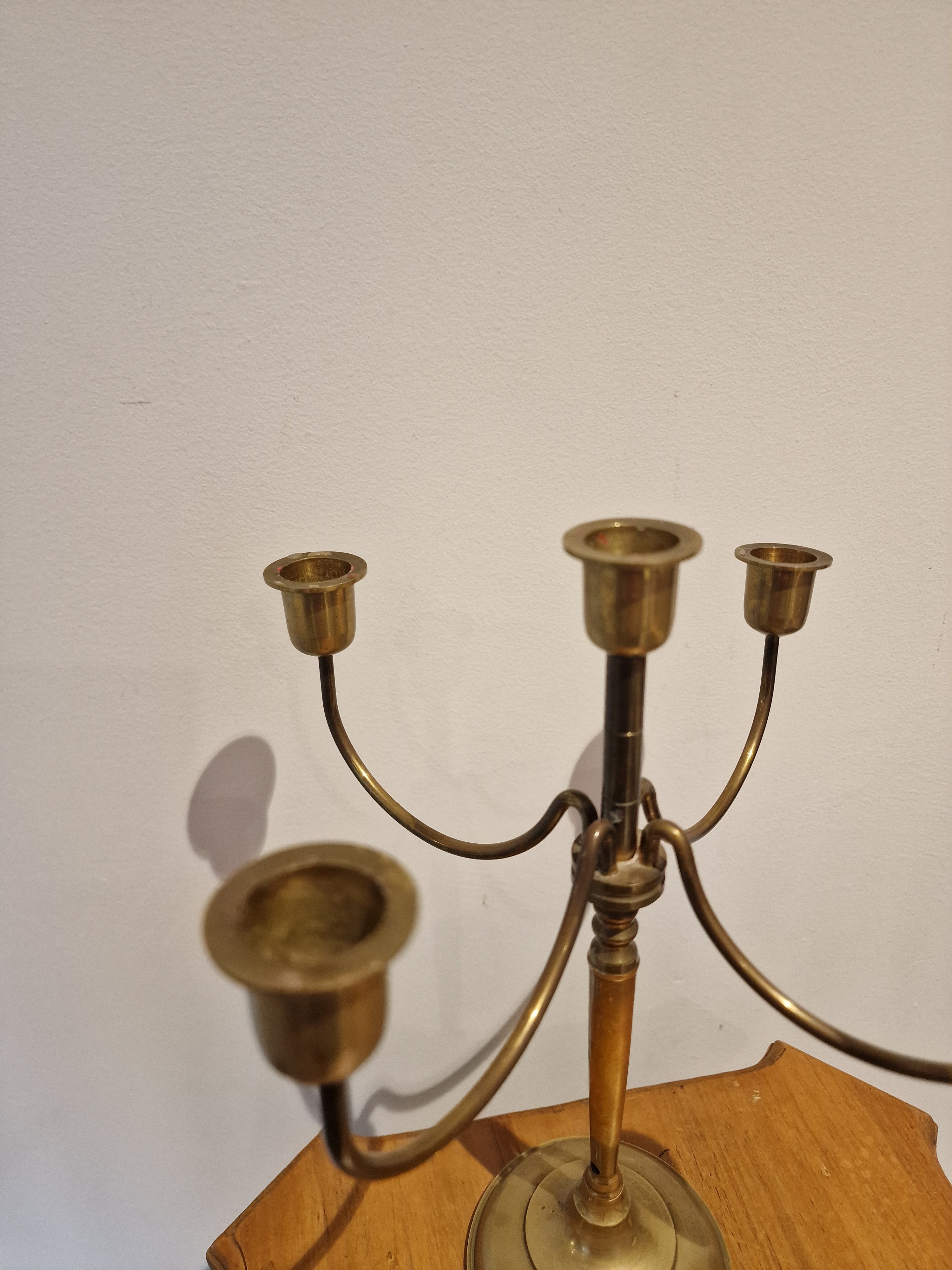 Vintage Brass Candelabra