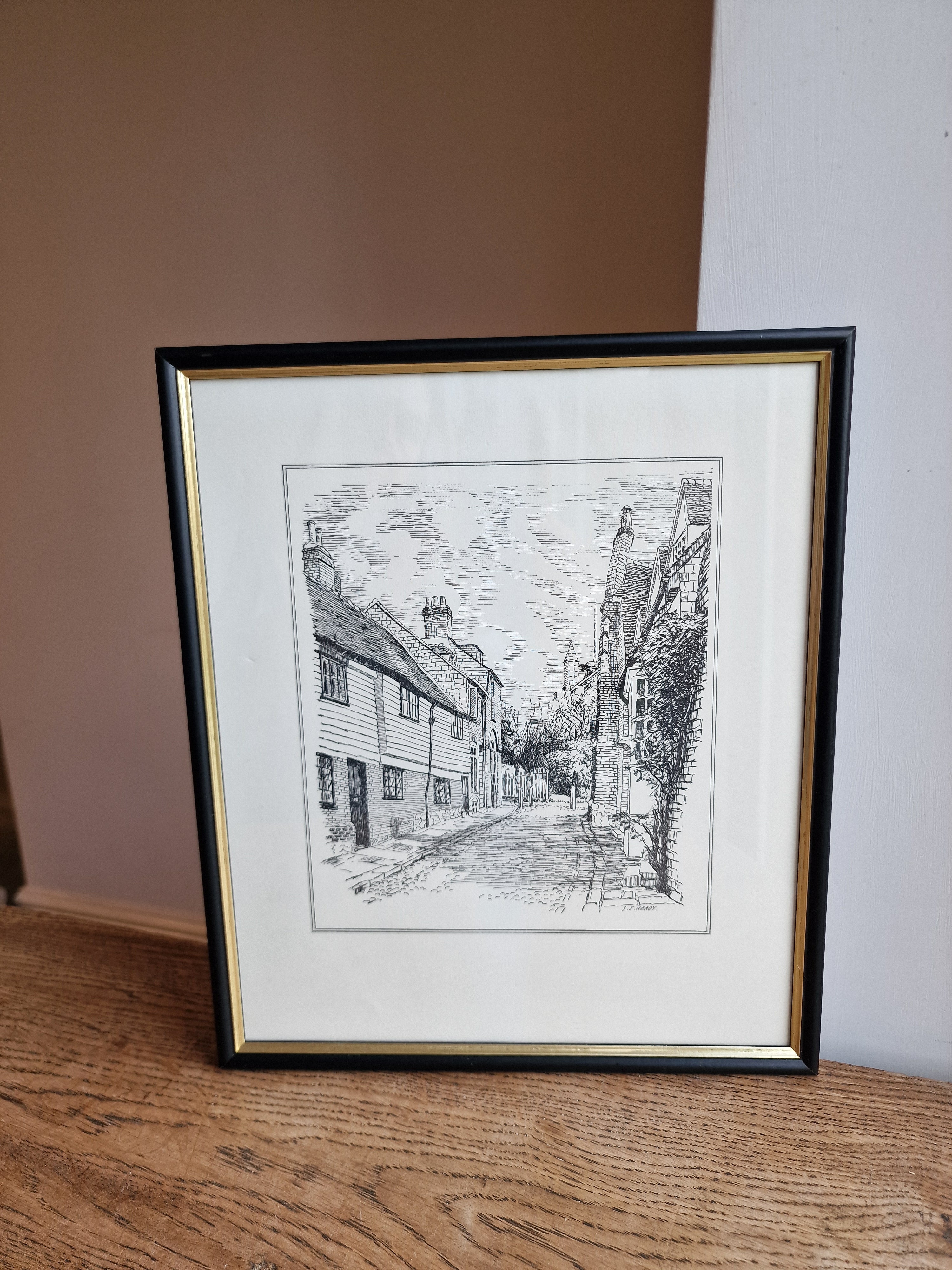 S. J. Heady A street near Rye church