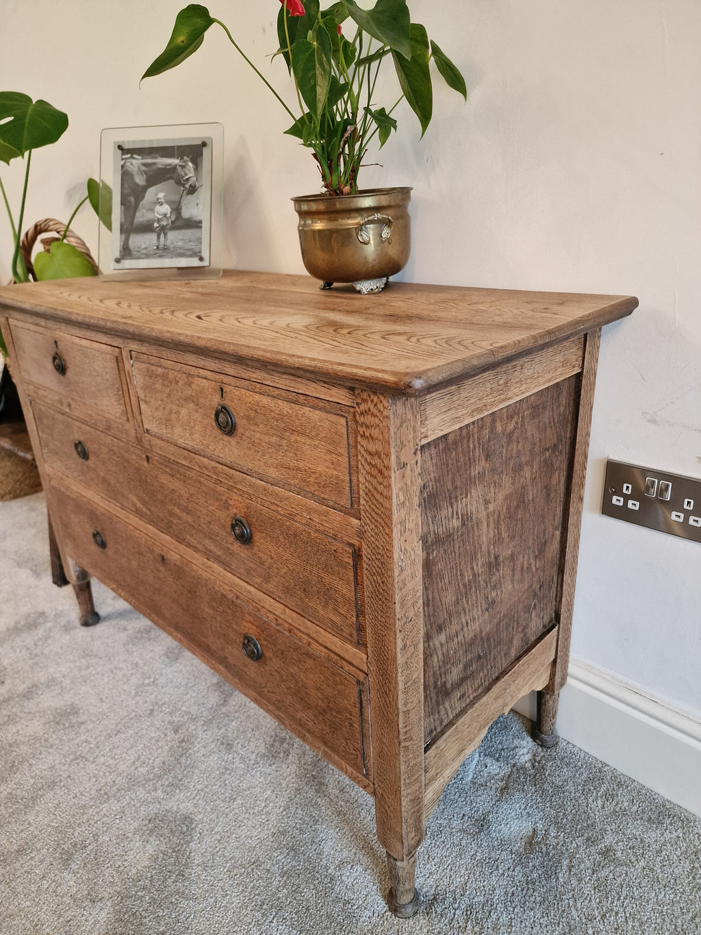 Antique Oak Chest of Drawers