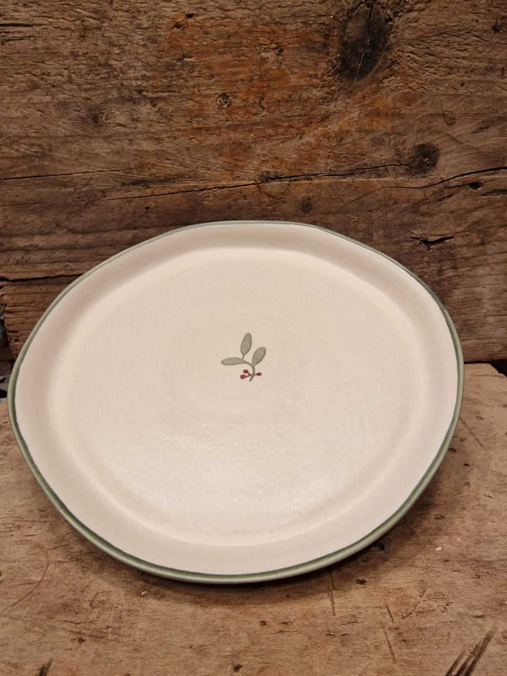 Hand Painted Christmas Plate