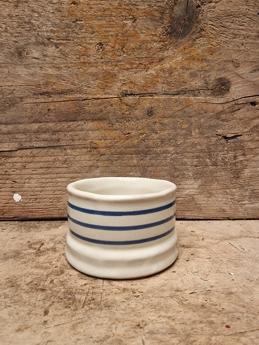 Hand Painted Breton Stripe Tea Light/Dip Bowl