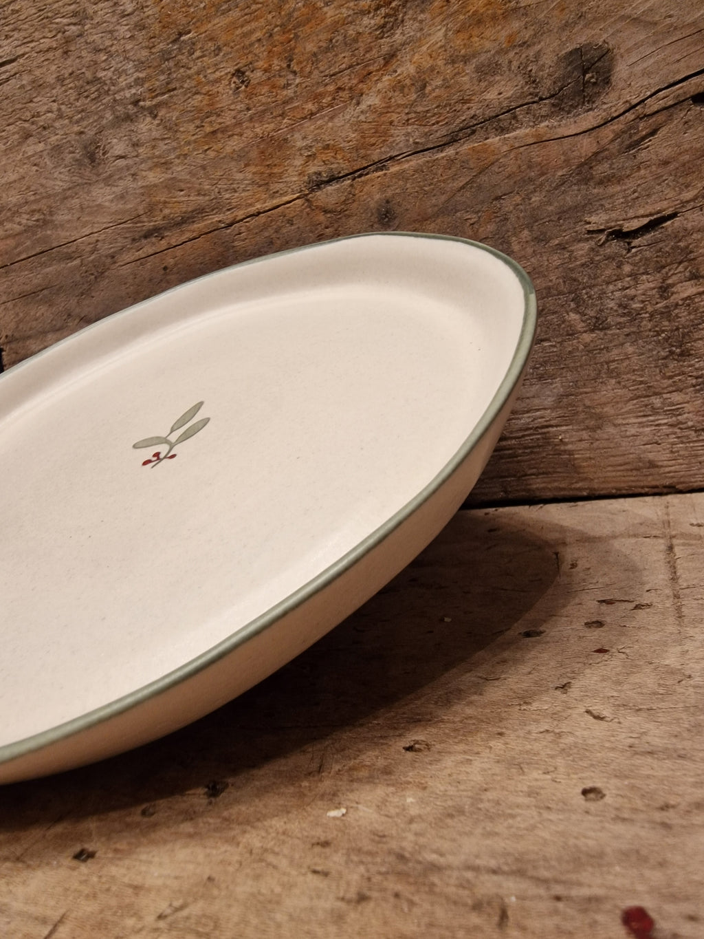 Hand Painted Christmas Plate