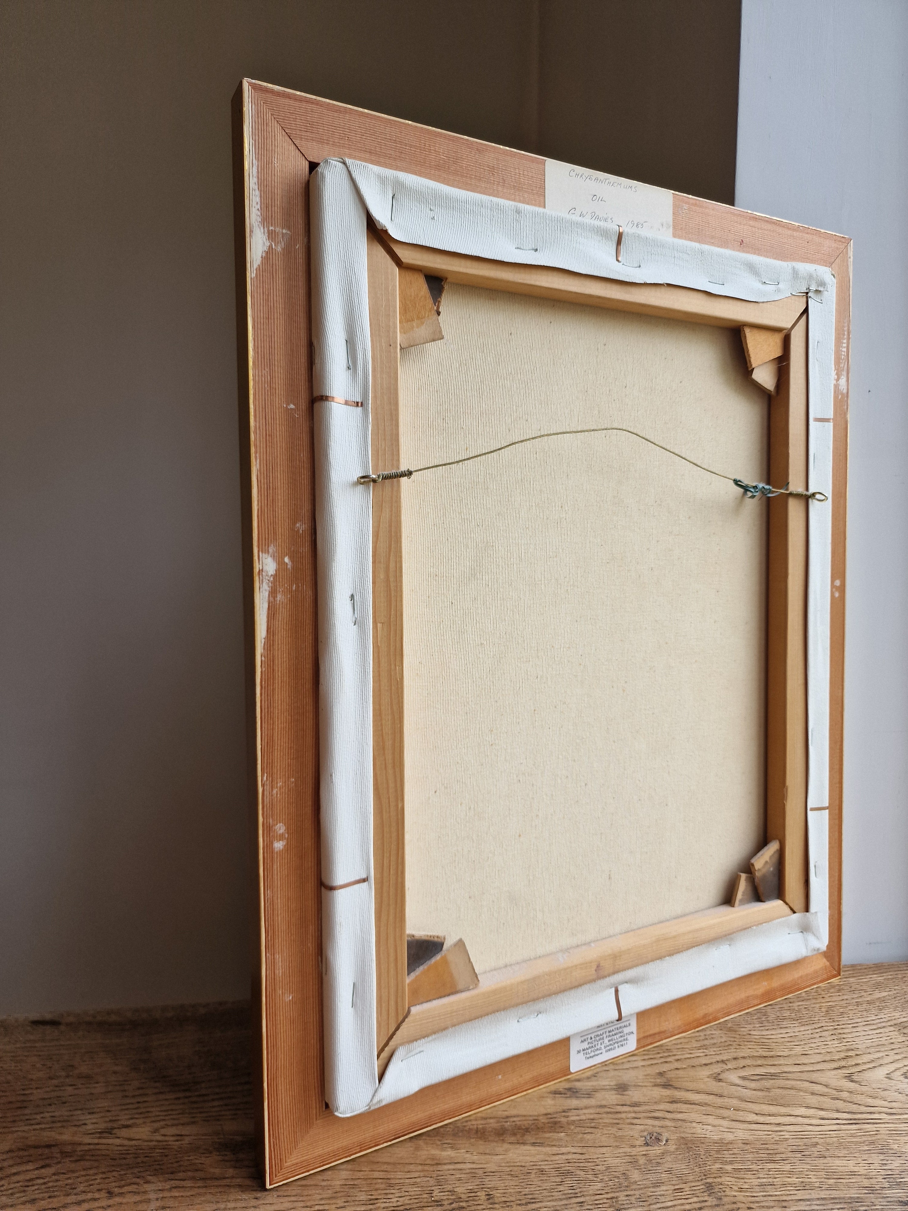 Still Life Oil On Canvas