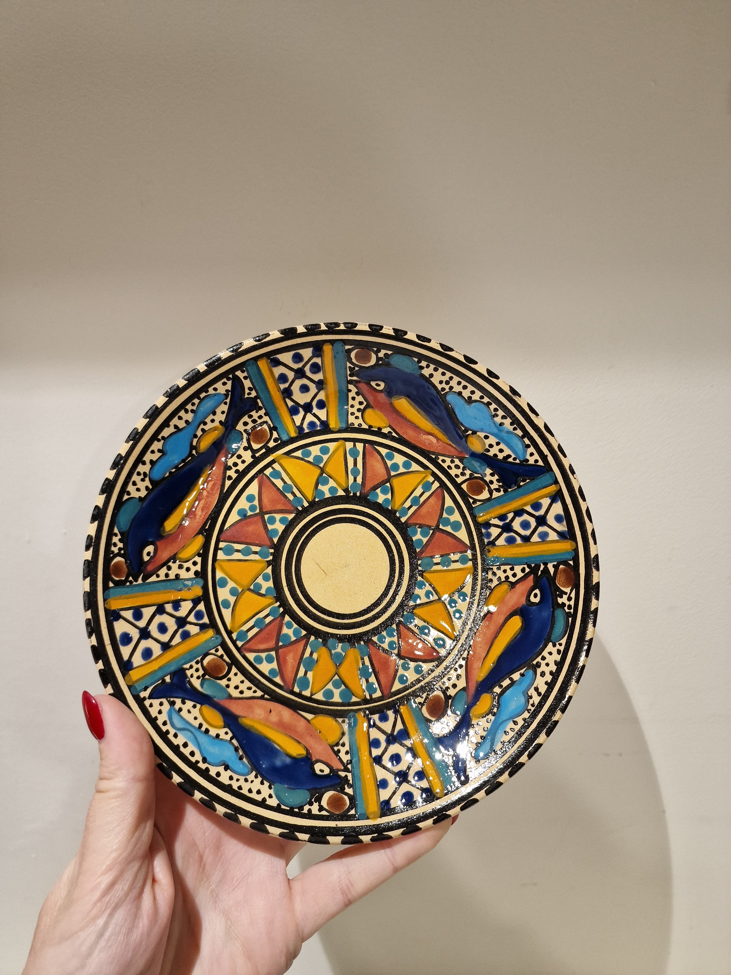 Hand Painted Morrocan Plate