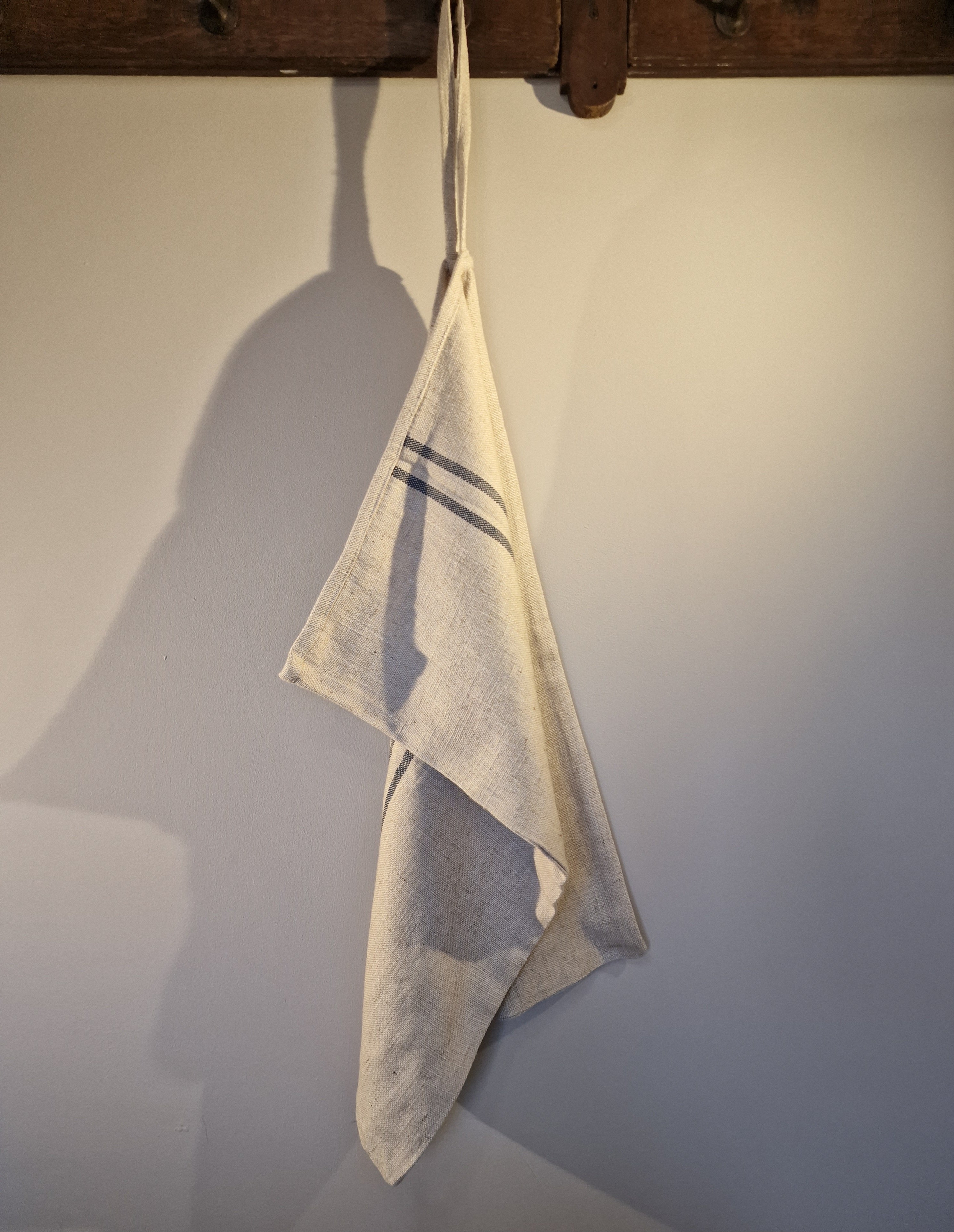 Linen Blue Stripe Sack