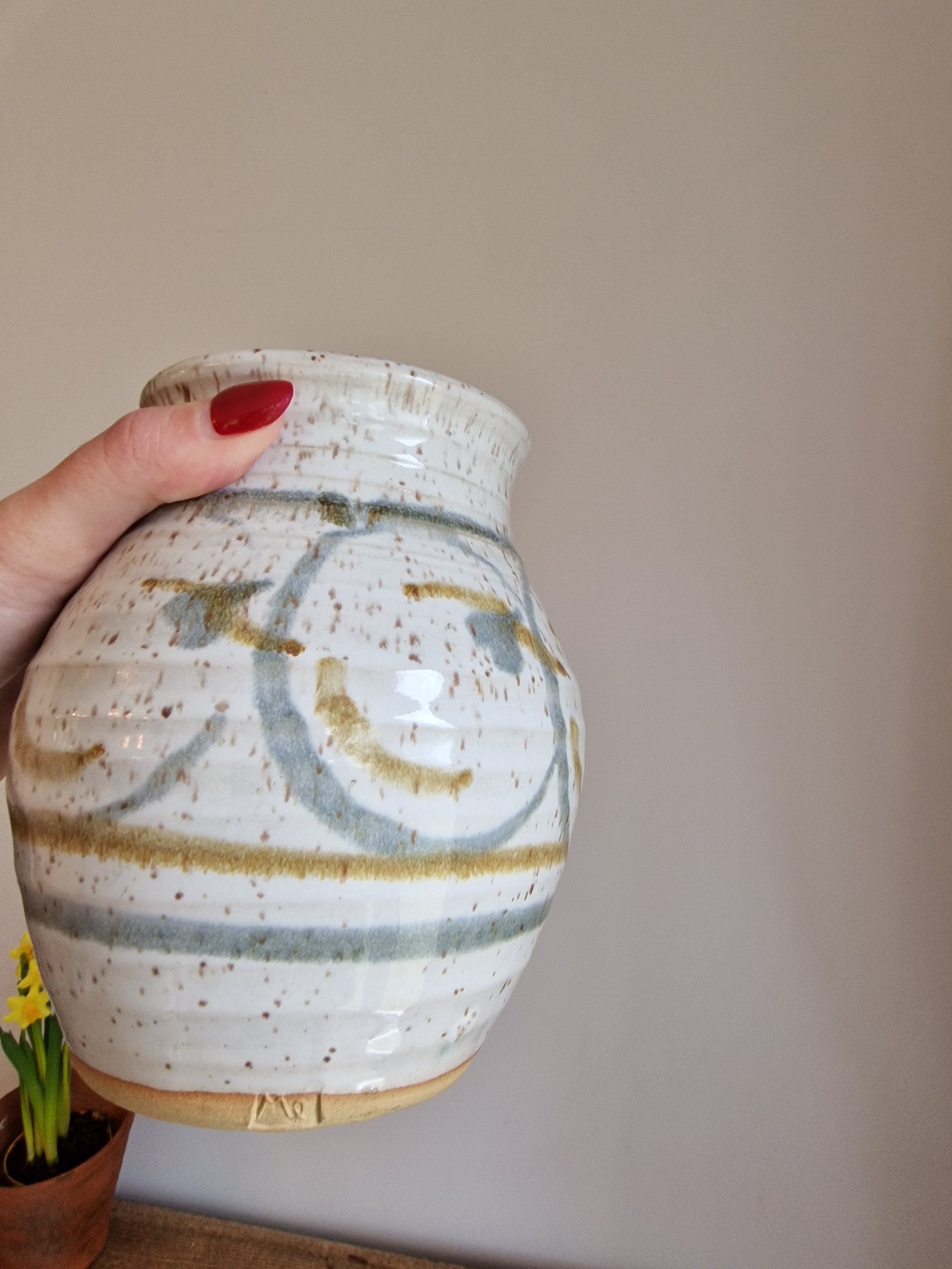 Signed Studio Pottery Vase