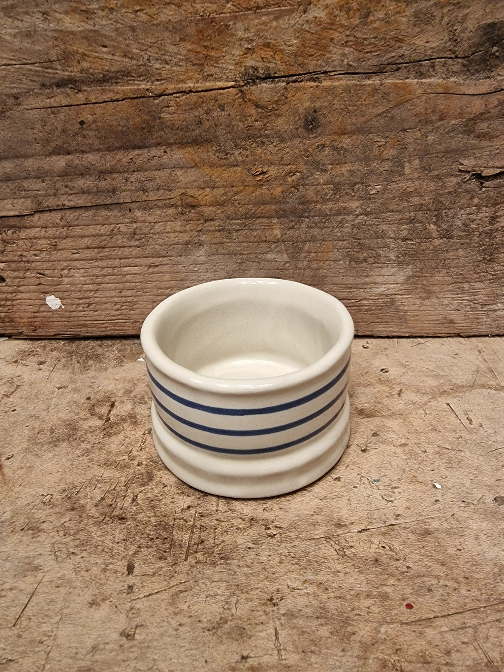 Hand Painted Breton Stripe Tea Light/Dip Bowl