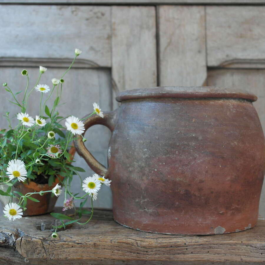 French stoneware confit pot