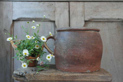 French stoneware confit pot