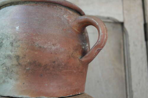French stoneware confit pot