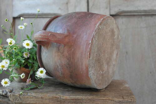 French stoneware confit pot