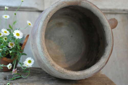 French stoneware confit pot