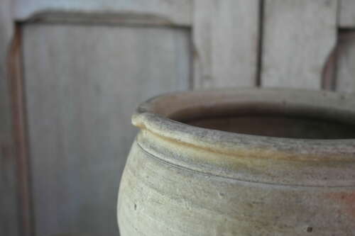 French antique confit pot