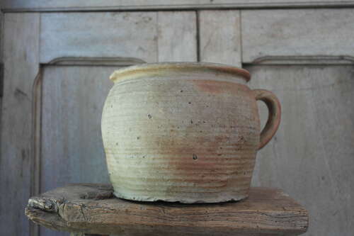 French antique confit pot