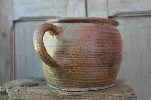French antique confit pot