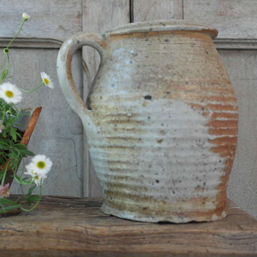 French antique confit pot