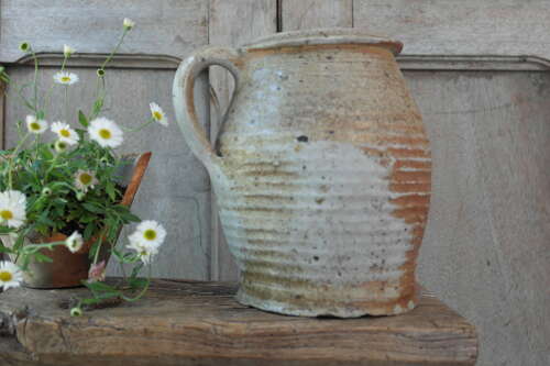 French antique confit pot