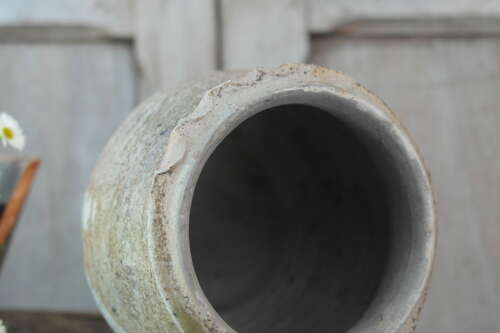 French antique confit pot