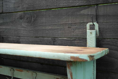 Painted French Game Shelf