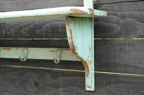 Painted French Game Shelf
