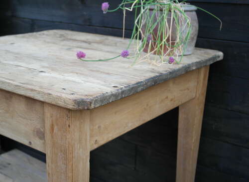 Victorian pine table