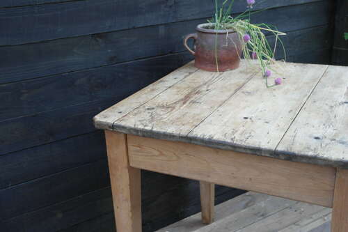 Victorian pine table