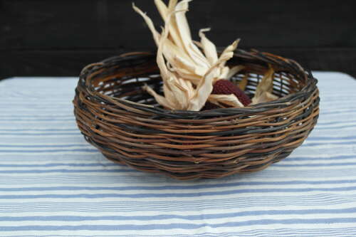 Handmade willow bowl