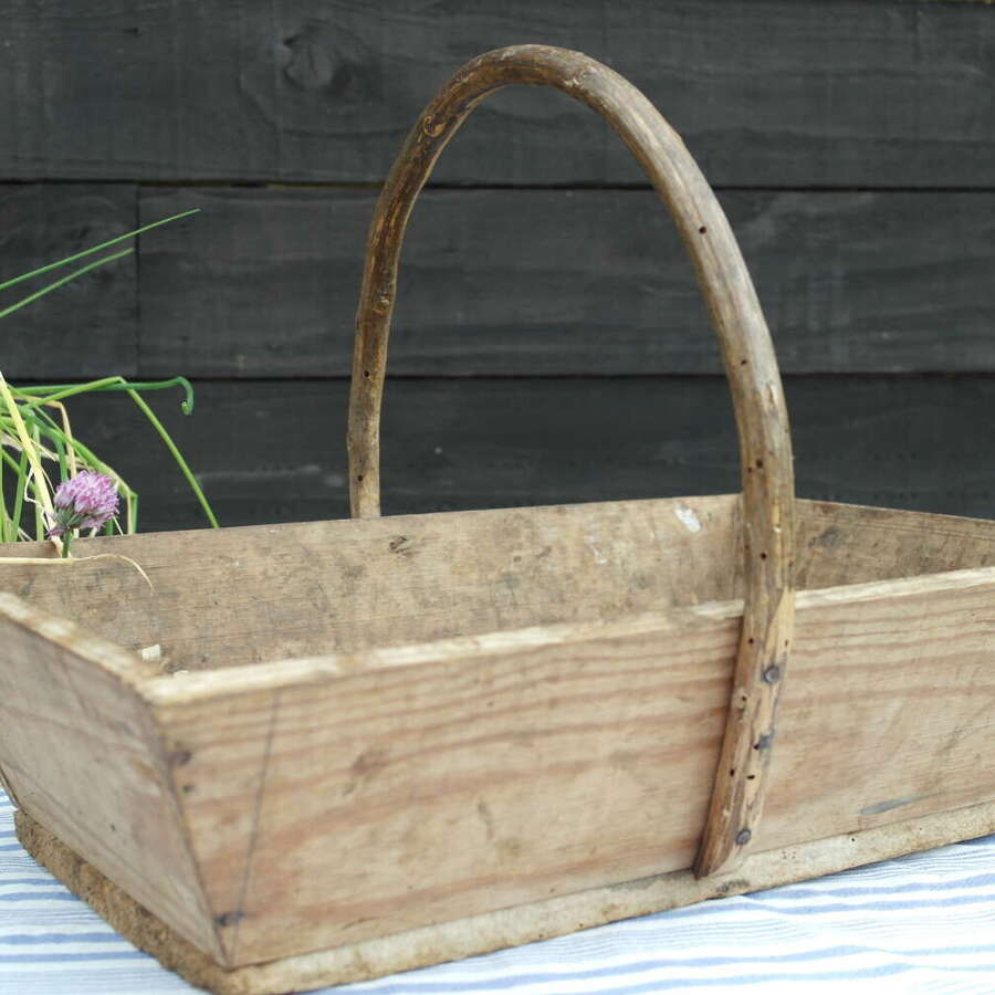 French wooden trug