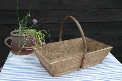 French wooden trug