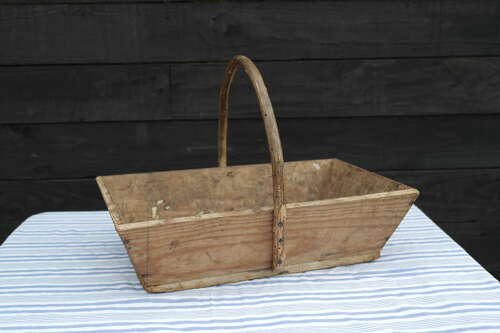 French wooden trug