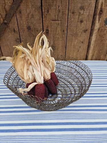 French wirework bowl