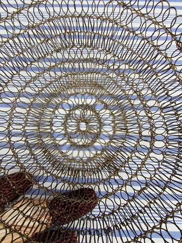 French wirework bowl