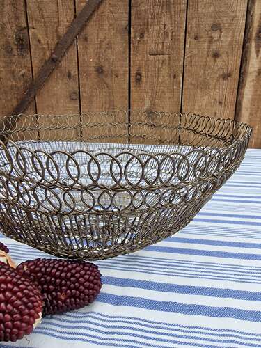 French wirework bowl