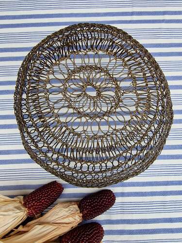 French wirework bowl