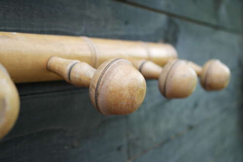 Antique French faux bamboo hooks