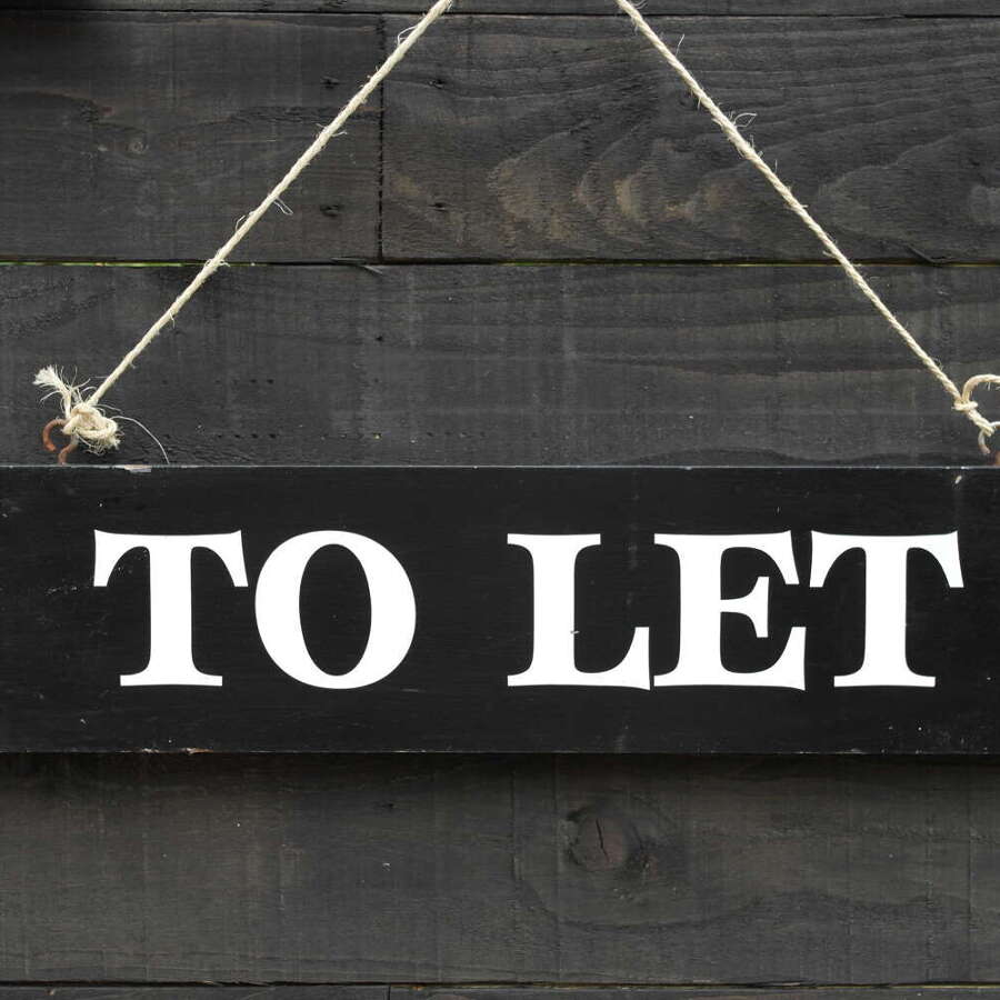Vintage wooden To Let sign - Double sided