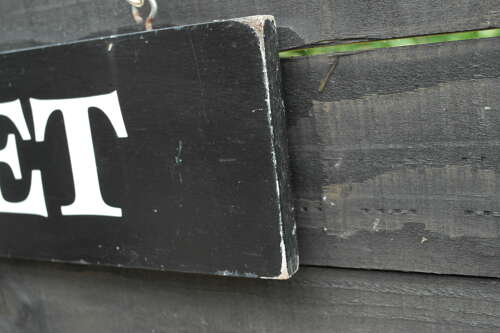 Vintage wooden To Let sign - Double sided