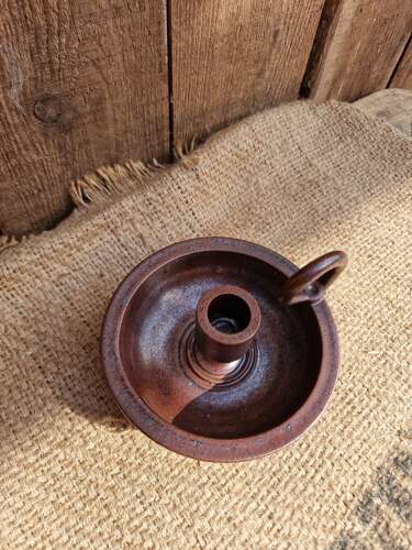 Studio pottery chamberstick